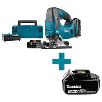 Makita DJV182RTJ Accu Decoupeerzaag D-Greep 18V 5.0Ah in Mbox - 0088381814065 - DJV182RTJ - Mastertools.nl