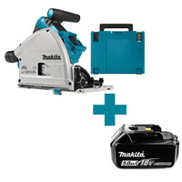 Makita DSP601ZJU Accu Invalcirkelzaag 165mm AWS 2x18V Basic Body in Mbox - 0088381851718 - DSP601ZJU - Mastertools.nl