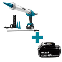 Makita DCG180RTX Accu Lijm- en Kitspuit 18V 5.0Ah in Koffer - 0088381820950 - DCG180RTX - Mastertools.nl