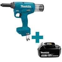 Makita DRV150ZJ Accu Blindklinknageltang 18V Basic Body in Mbox - 0088381876452 - DRV150ZJ - Mastertools.nl