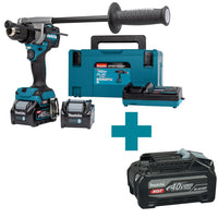 Makita HP001GD201 Accu klop-/schroefboormachine XGT 40V Max 2.5Ah in Mbox - 0088381894067 - HP001GD201 - Mastertools.nl