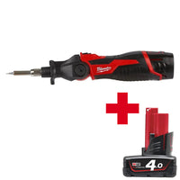 Milwaukee M12 SI-201C Accu Subcompacte Soldeerbout 12V 2.0Ah Li-Ion M12™ in koffer - 4933459761 - - - Mastertools.nl
