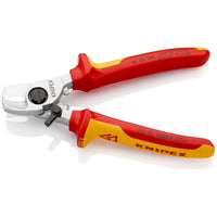 Knipex 95 26 165 Kabelschaar 165mm met openingsveer VDE - 4003773069980 - 95 26 165 - Mastertools.nl