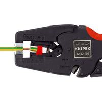 Knipex 12 42 195 Afstriptang automatisch 003-10mm² - 4003773054580 - 12 42 195 - Mastertools.nl