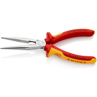 Knipex 26 16 200 Telefoontang Recht + Zijsnijder 200mm VDE - 4003773022831 - 26 16 200 - Mastertools.nl