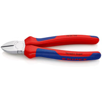 Knipex 70 05 180 Zijsnijtang Verchroomd Comfort 180mm - 4003773043706 - 70 05 180 - Mastertools.nl