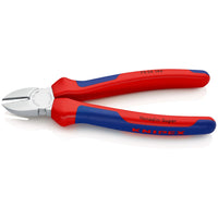 Knipex 70 05 180 Zijsnijtang Verchroomd Comfort 180mm - 4003773043706 - 70 05 180 - Mastertools.nl