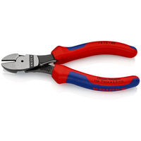 Knipex 74 12 160 Kracht-Zijsnijtang met veer 160mm - 4003773065111 - 74 12 160 - Mastertools.nl