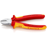 Knipex 70 06 180 Zijsnijtang Verchroomd Comfort 180mm VDE - 4003773033813 - 70 06 180 - Mastertools.nl