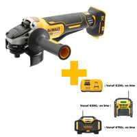 DeWALT DCG406NT Accu Haakse Slijper 18V Basic Body in TSTAK - 5035048683255 - DCG406NT-XJ - Mastertools.nl