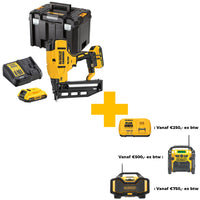 DeWALT DCN662D2 Accu Afwerktacker 16Ga 18V XR 2.0Ah in TSTAK - 5902013967262 - DCN662D2-QW - Mastertools.nl