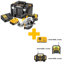 DeWALT DCS565P2 Accu Cirkelzaag 165mm 18V XR 5.0Ah in TSTAK - 5035048742761 - DCS565P2-QW - Mastertools.nl