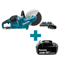 Makita DCE090T2X1 Accu Doorslijpmachine 230mm 2x18V 5.0Ah - 0088381899468 - DCE090T2X1 - Mastertools.nl