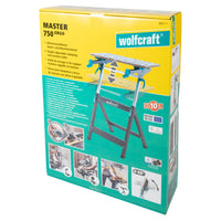 Wolfcraft MASTER 750 Werkbank met Bankschroef - 6871000 - 4006885687103 - 6871000 - Mastertools.nl