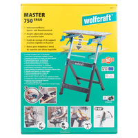 Wolfcraft MASTER 750 Werkbank met Bankschroef - 6871000 - 4006885687103 - 6871000 - Mastertools.nl