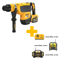 DeWALT DCH735X2 FLEXVOLT Accu Combihamer SDS-Max 13,3J 54V XR 9.0Ah in Koffer - 5035048747384 - DCH735X2-QW - Mastertools.nl