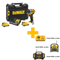 DeWALT DCF601D2 Accu Slagschroevendraaier ¼” Brushless 12V 2.0Ah XR Li-Ion in TSTAK - 5035048709870 - DCF601D2-QW - Mastertools.nl