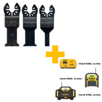 DeWALT DT20713 Multitoolset 10x43 30x43 mm - 5035048099360 - DT20713-QZ - Mastertools.nl