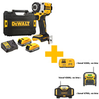 DeWALT DCF921E2T Accu Slagmoersleutel 1/2” 18V POWERSTACK in TSTAK - 5035048749234 - DCF921E2T-QW - Mastertools.nl