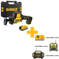 DeWALT DCS369E1T Accu Reciprozaag 18V XR POWERSTACK in TSTAK - 5035048788738 - DCS369E1T-XJ - Mastertools.nl