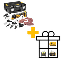 DeWALT DCS356E1T Accu Multitool oscillerend 18V XR POWERSTACK in TSTAK - 5035048789308 - DCS356E1T-XJ - Mastertools.nl