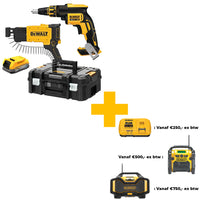 DeWALT DCF620E1K Accu Bandschroefmachine 18V XR 1.7Ah POWERSTACK in TSTAK - 5035048788325 - DCF620E1K-XJ - Mastertools.nl