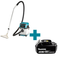 Makita DVC150LZ Hybride Nat- en Droogstofzuiger 2x18V / 230V Basic Body - 0088381883306 - DVC150LZ - Mastertools.nl