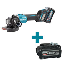 Makita GA023GM201 Accu Haakse Slijper 125mm AWS-Ready XGT 40V Max 4.0Ah in Mbox - 0088381722162 - GA023GM201 - Mastertools.nl