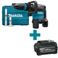 Makita HM002GZ03 Accu Breekhamer SDS-Max AWS-Ready 2 x XGT 40V Max Basic Body in Koffer - 0088381737012 - HM002GZ03 - Mastertools.nl