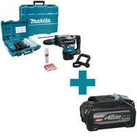 Makita HR005GZ04 Accu Combihamer SDS-Max 8J incl. Stofafzuiging AWS XGT 40V Max Basic Body in Koffer - 0088381744843 - HR005GZ04 - Mastertools.nl