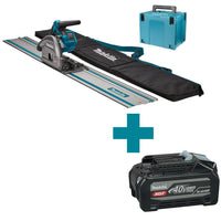 Makita SP001GZ04 Accu Invalzaag 165mm AWS + Geleiderail XGT 40V Max Basic Body in Mbox - 0088381746557 - SP001GZ04 - Mastertools.nl