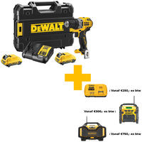 DeWALT DCD706D2 Accu klop-/schroefboormachine 12V XR 2.0 Ah in TSTAK - 5035048709894 - DCD706D2-QW - Mastertools.nl