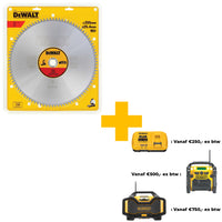 DeWALT Cirkelzaagblad voor Staal | Ø 355mm Asgat 25,4mm 90T - DT1927-QZ - 5035048093450 - DT1927-QZ - Mastertools.nl