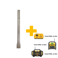 DeWALT DT6822 Platte Beitel SDS Max 25x280mm - 5011402378074 - DT6822-QZ - Mastertools.nl