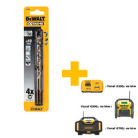 DeWALT DT4916 Industrial Cobalt Boor HSS 12.0mm - 5035048094792 - DT4916-QZ - Mastertools.nl