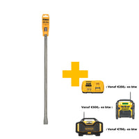 DeWALT DT8088 Platte Beitel SDS Max 25x600mm - 5035048061428 - DT8088-QZ - Mastertools.nl