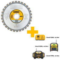 DeWALT Cirkelzaagblad voor Aluminium | Ø 140mm Asgat 20mm 30T - DT1910-QZ - 5035048093283 - DT1910-QZ - Mastertools.nl