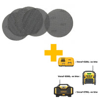 DeWALT DTM8671 Mesh Schuurgaas ø 125mm K40 VE=5 - 5035048543597 - DTM8671-QZ - Mastertools.nl