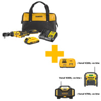 DeWALT DCF512D1 Accu Haakse Ratelsleutel XR Brushless 1/2