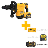 DeWALT DCH832X2-QW XR FLEXVOLT 6kg SDS-Max Accu Breekhamer 54V - 5035048791905 - DCH832X2-QW - Mastertools.nl