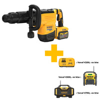 DeWALT DCH892X2 XR FLEXVOLT 10kg SDS-Max Accu Breekhamer 54V - 5035048791929 - DCH892X2-QW - Mastertools.nl