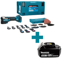 Makita DTM52ZJX2 Accu Multitool met Accessoires 18V Basic Body in Mbox - 0088381759502 - DTM52ZJX2 - Mastertools.nl