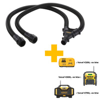 DeWALT DWV9470 AirLock Stofafzuigset Y-Splitter - 5035048729854 - DWV9470-XJ - Mastertools.nl