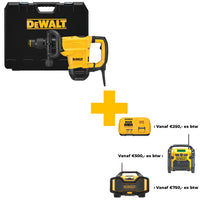 DeWALT D25832K Beitelhamer 1350W SDS Max 6kg - 5035048723074 - D25832K-QS - Mastertools.nl