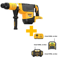 DeWALT DCH775N FLEXVOLT Accu Combihamer SDS-Max 19,4J 54V XR Basic Body - 5054905296995 - DCH775N-XJ - Mastertools.nl