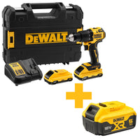 DeWALT DCD709L2T Compacte accu klop-/schroefboormachine 18V XR 3.0Ah in TSTAK - - - Mastertools.nl