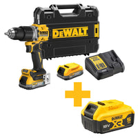 DeWALT DCD805E2T Compacte accu klop-/schroefboormachine 18V XR 1.7Ah POWERSTACK in TSTAK - - - Mastertools.nl
