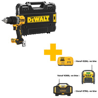 DeWALT DCD805NT Compacte accu klop-/schroefboormachine 18V XR Basic Body in TSTAK - 5035048750230 - DCD805NT-XJ - Mastertools.nl