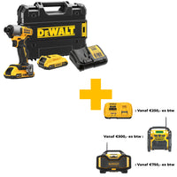 DeWALT DCF840D2T Accu slagschroevendraaier 192Nm 18V XR 2.0Ah in TSTAK - 5035048742532 - DCF840D2T-QW - Mastertools.nl