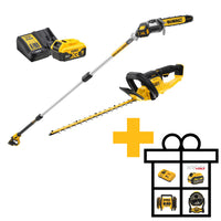 DeWALT DCMPSH56KIT Accu Telescopische Kettingzaag DCMPS567 + Heggenschaar DCMHT563 18V XR 5.0Ah - - - Mastertools.nl